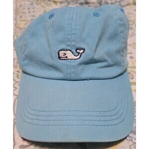 Vineyard Vines Adjustable Strapback Baseball Cap Blue Whale Hat